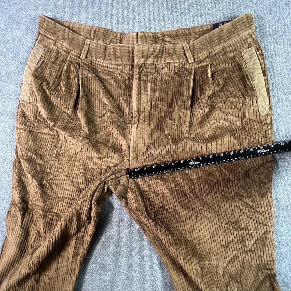 Vintage Willis & Geiger Chino Pant Men's 48x30 Brown Cotton Corduroy Straight - Picture 3 of 16